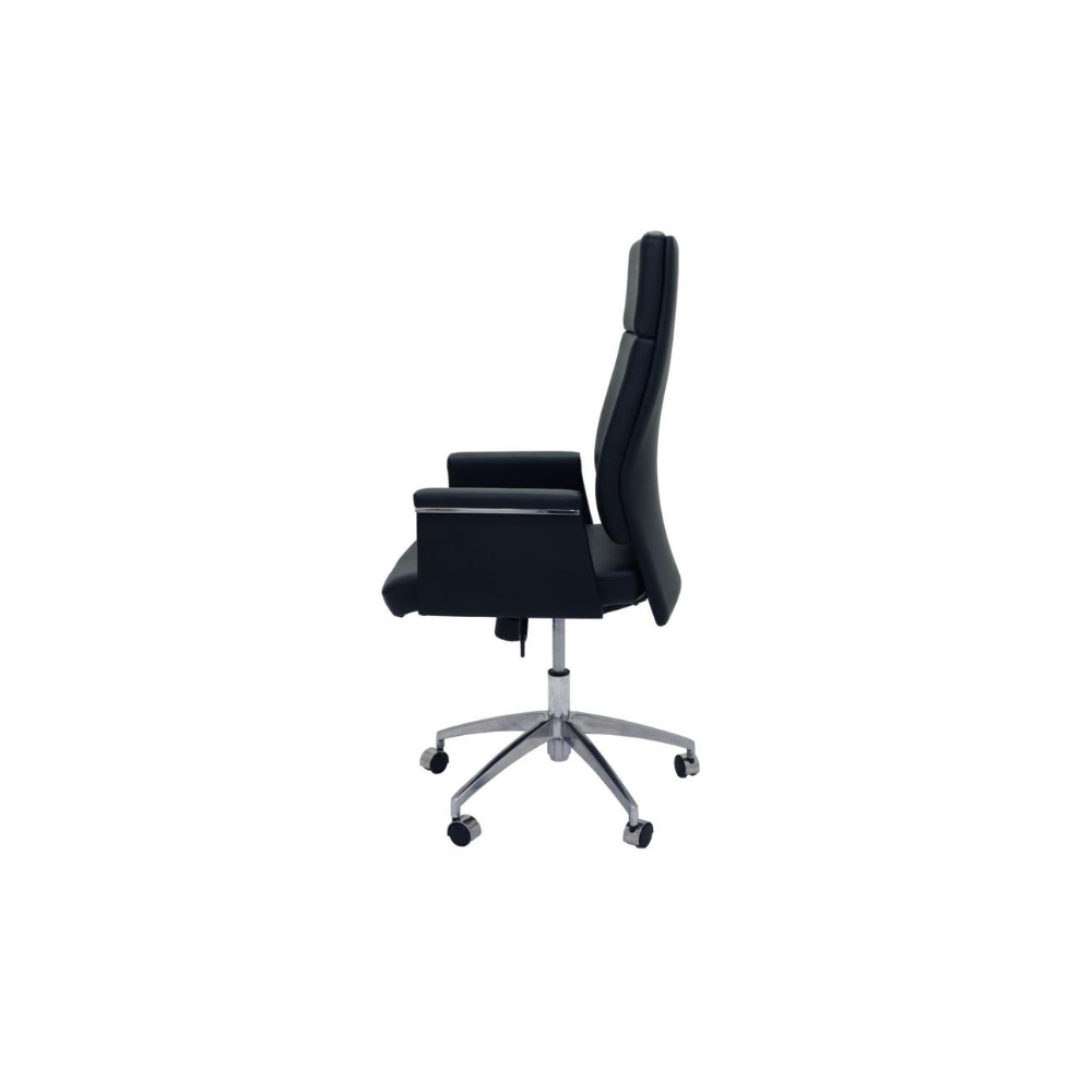 high straight back office chair